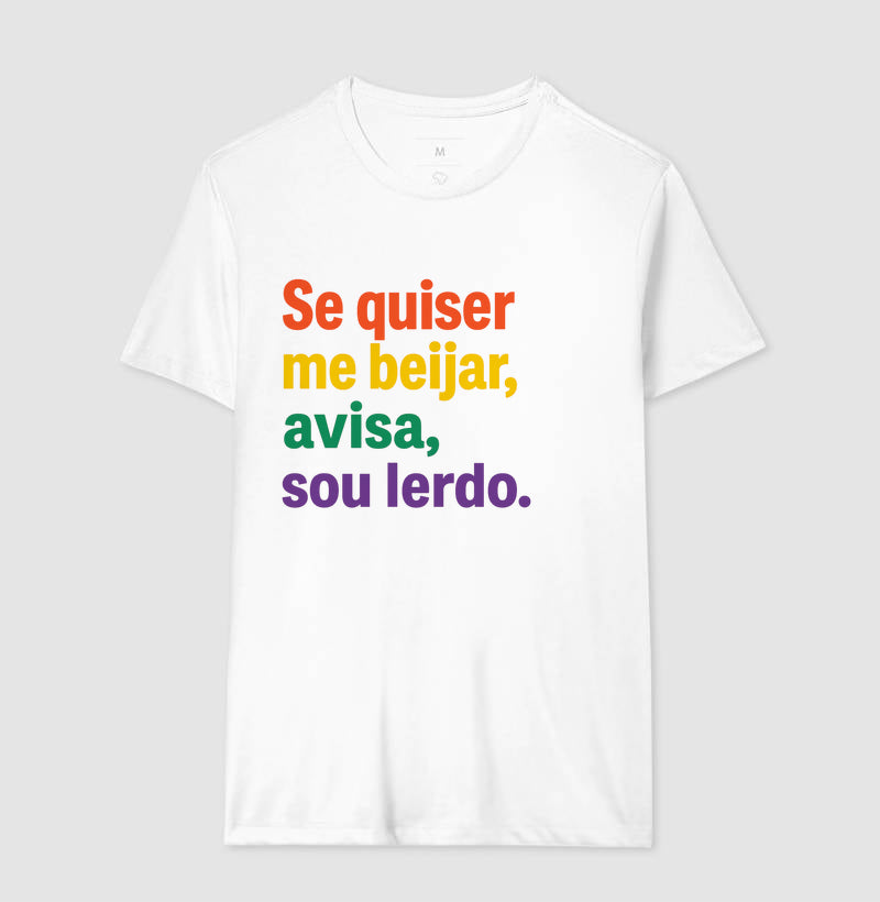 Se quiser me beijar, avisa
